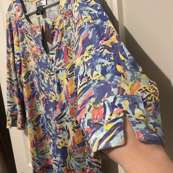 Island Collection Stella Parker size Small Tunic Dress perfect for beach! NWT - Picture 4 of 6